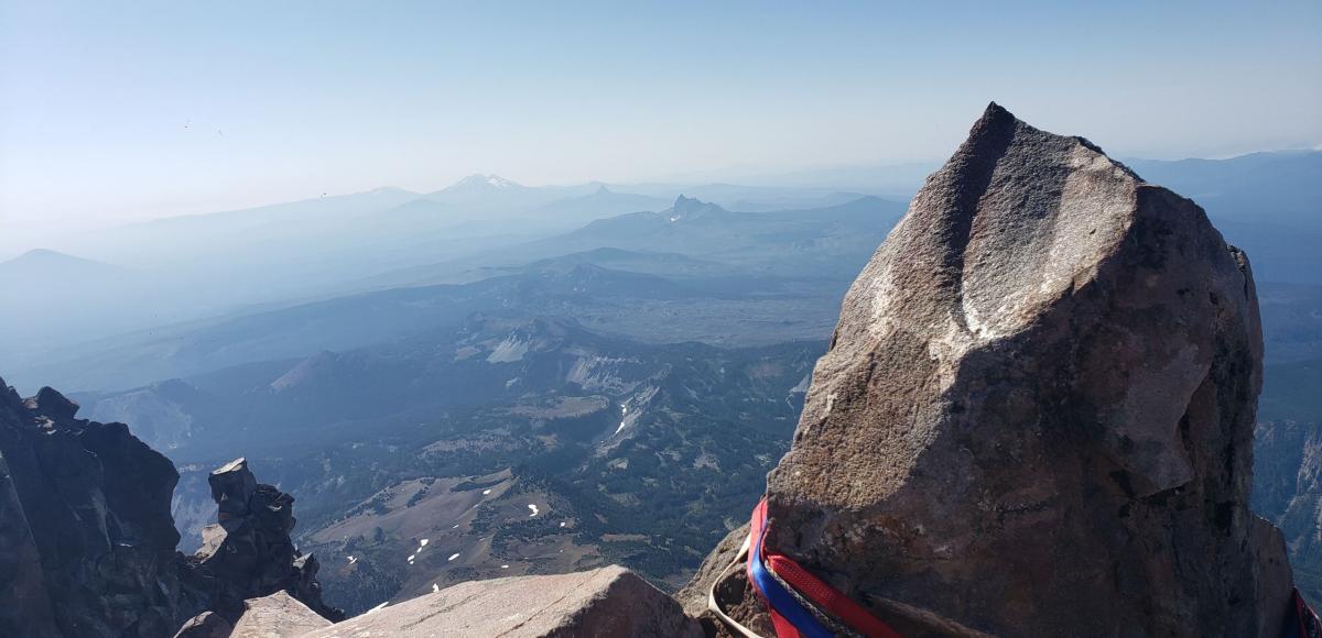 View from summit looking south