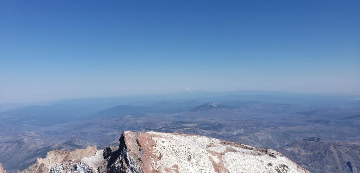 View from summit looking north