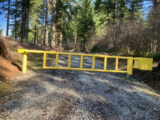 Gate at Bobs Mountain