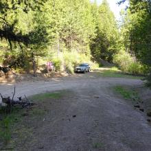 Parking area at Williams Pass