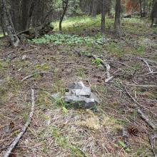 Summit cairn