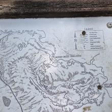 map along trail