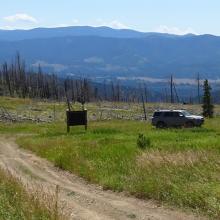 Trailhead for Full-Sized Vehicles