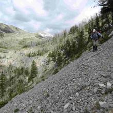 Descent from plateau