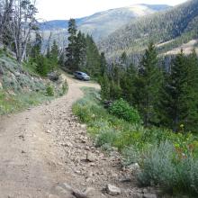Trailhead for Full Sized Vehicles