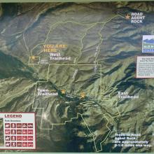 Photo map by cemetery