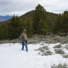 Beginning hike - Looking North