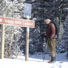 Granite Butte Turn off - Only 1.4 miles to go