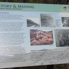 Trailhead Sign - Maiden Rock Mine