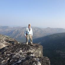 Cliffs off north side of Summit