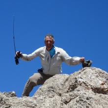 Very strong summit winds - difficult to stand