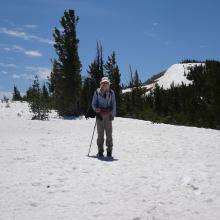 Almost done with summit ridge snowdrift