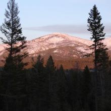 Elkhorn Mountains from access road