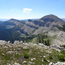 Looking south towards Lake Levale and the North Wall.