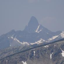 Summit Views on a smoky day - Mount Saint Nicholas