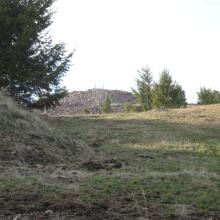 Summit rockpile from near parking spot