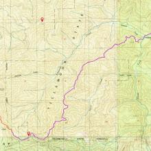 Driving & Hiking route