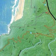 Cape Falcon Trail to Peak 1060