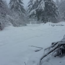 Radio installation at summit