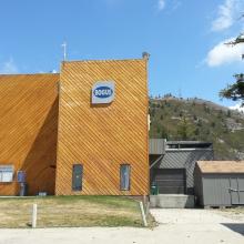 Shafer Butte behind Pioneer Lodge