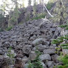 Cross this boulder field - one of dozens