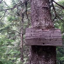 Squaw Mtn Trail Sign