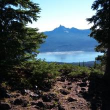 Photogenic Mount Thielsen along the Mount Bailey trail