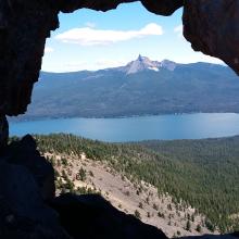 Photogenic Mount Thielsen along the Mount Bailey trail