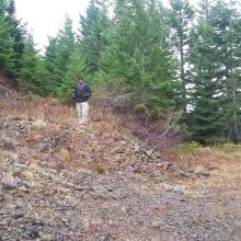 Roland-K7FOP showing the cat track ramp