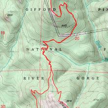 Augspurger Mtn Map - note Dog Mountain Trail is included