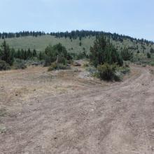 Turn off to trail approach