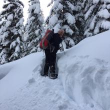 Quite a bit of fresh snow here...