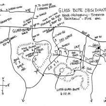 Glass Buttes Map
