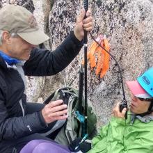 Making contacts on the summit