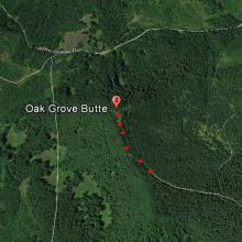 Oak Grove Butte Map