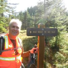 Second Trailhead - with sign