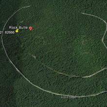 Rock Butte Map