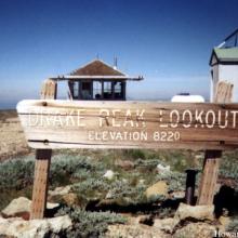 Drake Peak Lookout on Light Peak