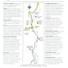 Access to Cuyamaca Rancho State park, California.