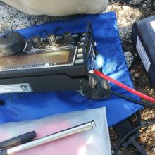 "Repair" of power connector to allow use of KX3 - Photo Paul T. ("Nav")