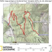 Amabilis Mountain SOTA map