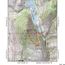 Fourth Of July Mounatin SOTA Map