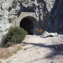 Mueller Tunnel, on San Gabriel hike