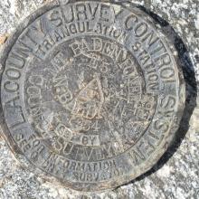 Benchmark on Summit of Mount Baden-Powell