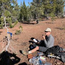 K7MAS Working HF from North Paulina Peak summit