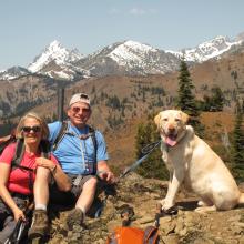 On summit of Iron Bear Peak, enroute to Jester