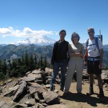 Tim, Sherri and Neal on summit of Norse Peak.