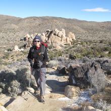 En route to Ryan Mountain, Joshua Tree National Park