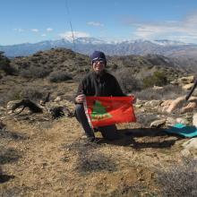 K7MAS SOTA success on Point 5540, JTNP, 02/02/2016.