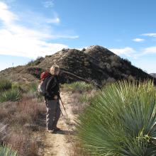 Approaching summit formation, Point 4202 SOTA